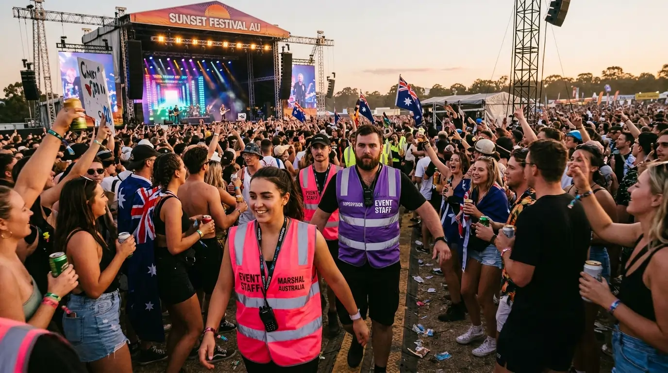 Outdoor Music Festival Marshal Team | Gold Coast QLD