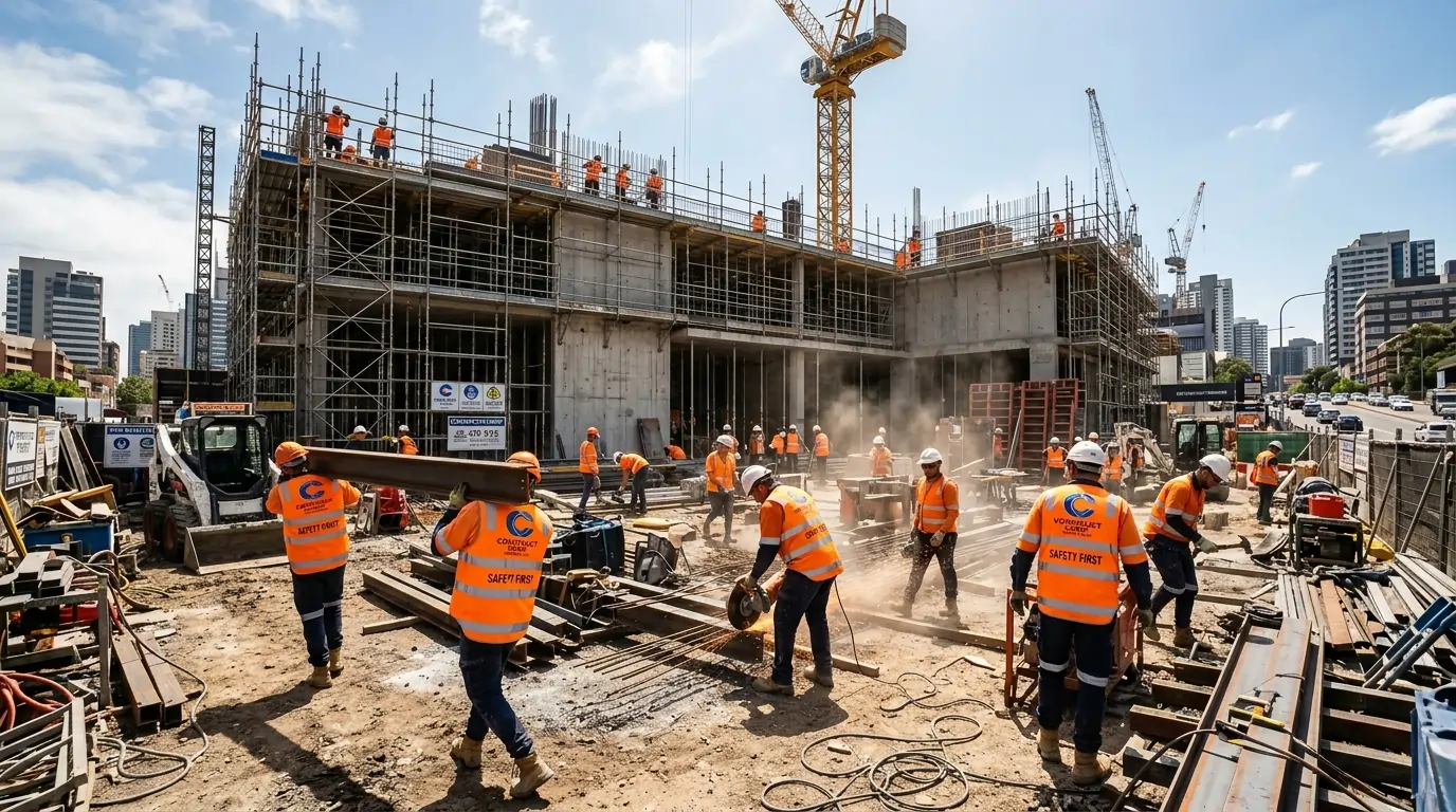 Large Construction Site Fleet | Sydney NSW
